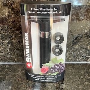 Swissmar Epivac Wine Saver Set - Black